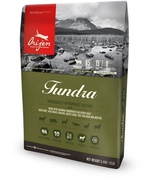Picture of Orijen Tundra Tahılsız 7 Farklı Karışık Etli Kedi Maması 5,4 Kg