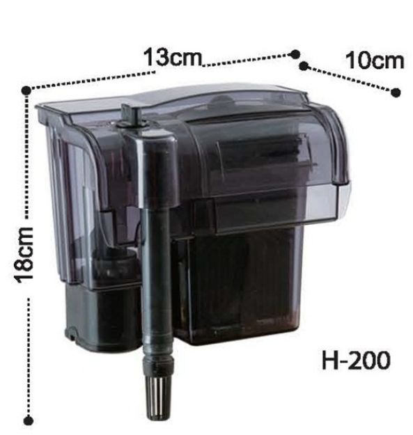 Picture of Dolphin H200 Akvaryum Şelale Filtre 250 litre / saat