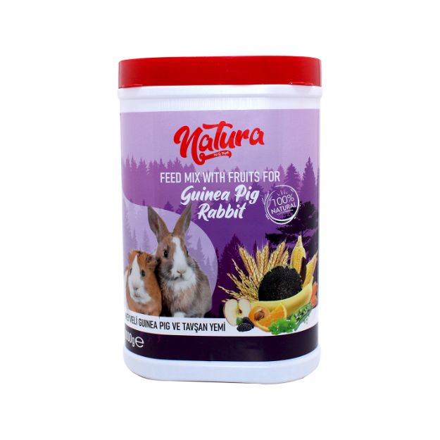 Picture of Natura Meyveli Guinea Pig & Tavşan Yemi 1000 Gr