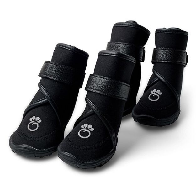 Picture of Gf Pet -Cırtcrtlı Köpek Ayakkabısı  - Black - 2Xl