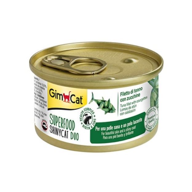 Picture of GimCat Superfood Ton Balıklı ve Kabaklı Yetişkin Kedi Konservesi 70gr